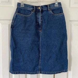 L.L Bean vintage denim skirt